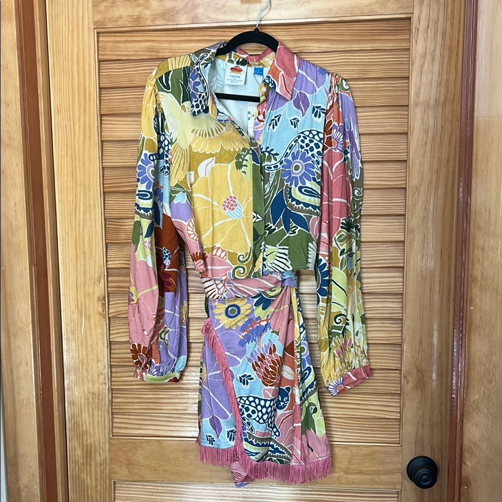 FARM Rio Multicolor Floral Mini Dress